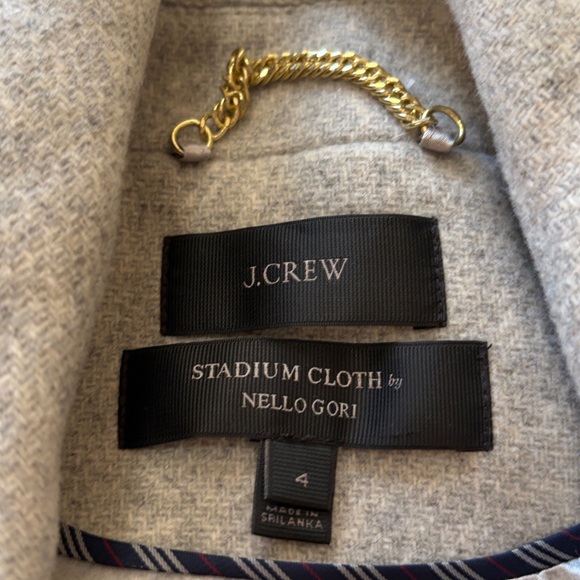 J. Crew stadium cloth pea coat - Picture 2 of 4